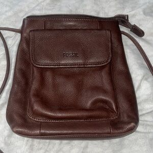 Brown Crossbody Fossil Bag